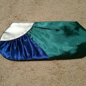 Satin clutch